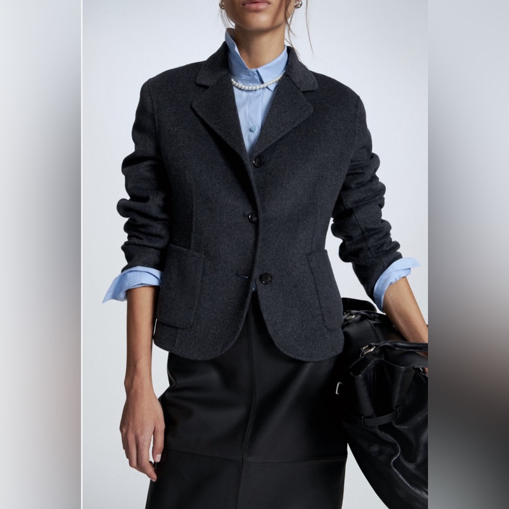 NWT Marc by Marc Jacobs CAVIAR GREY Wool Coat Sz 2